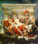 Jacques-Louis David Mars Disarmed by Venus and the Three Graces Sweden oil painting artist